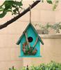 Xianci Outdoor Vogelhaus aus Massivholz: Garten-, Hof- oder Balkondekoration Ornament.