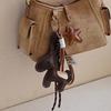 Mini Backpack Hanging Handbag Pendant Horse Faux Leather Bag Pendant Bags Accessories