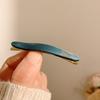 Acetate Hair Side Clip Oval Geometric Bangs Hairpin Women Girls Simple Elegant Duckbill Clip Barrettes Hair Styling Accessories