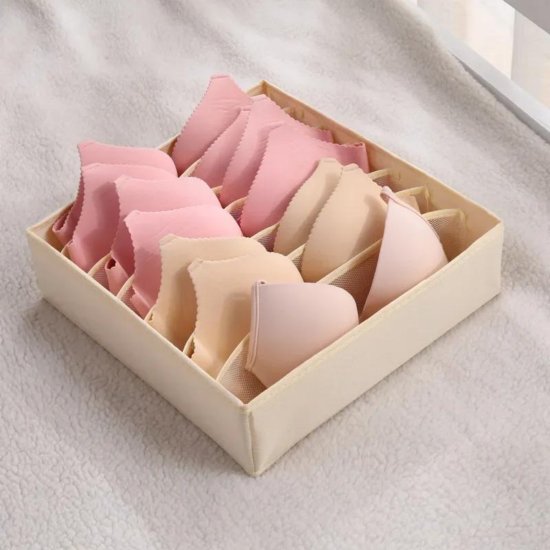 

Wardrobe Cabinet Drawer Organizer Multi-Purpose Storage Box For Underwear Bra Sock Scarf Pantie Clothes Drawer Divider Organizer