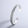 New Arrival Retro Wave Bracelets 925 Silver Jewelry Fashion Spray Personality Sweet Cloud Opening Bangles SL105
