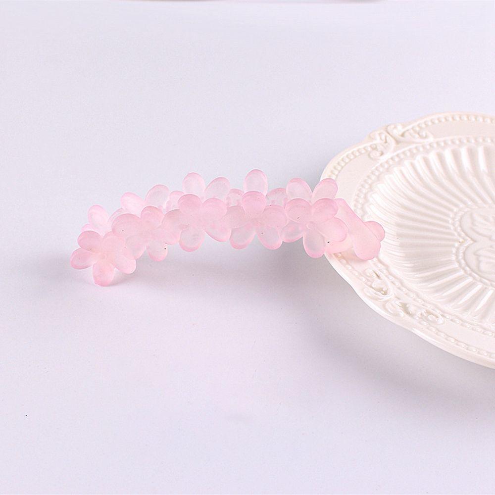 Sweet Shower Women Fashion Accessories Hair Claw Flower Banana Clips Acrylic Vintage Hair Clips