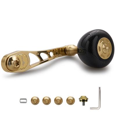 HEIGHTEN Fishing Reel Handle Arch Carbon Series 65 75mm Adjustable 36mm Carbon Knob Baitcasting Reel Compatible SHIMANO DAIWA Abu Gold HT24506
