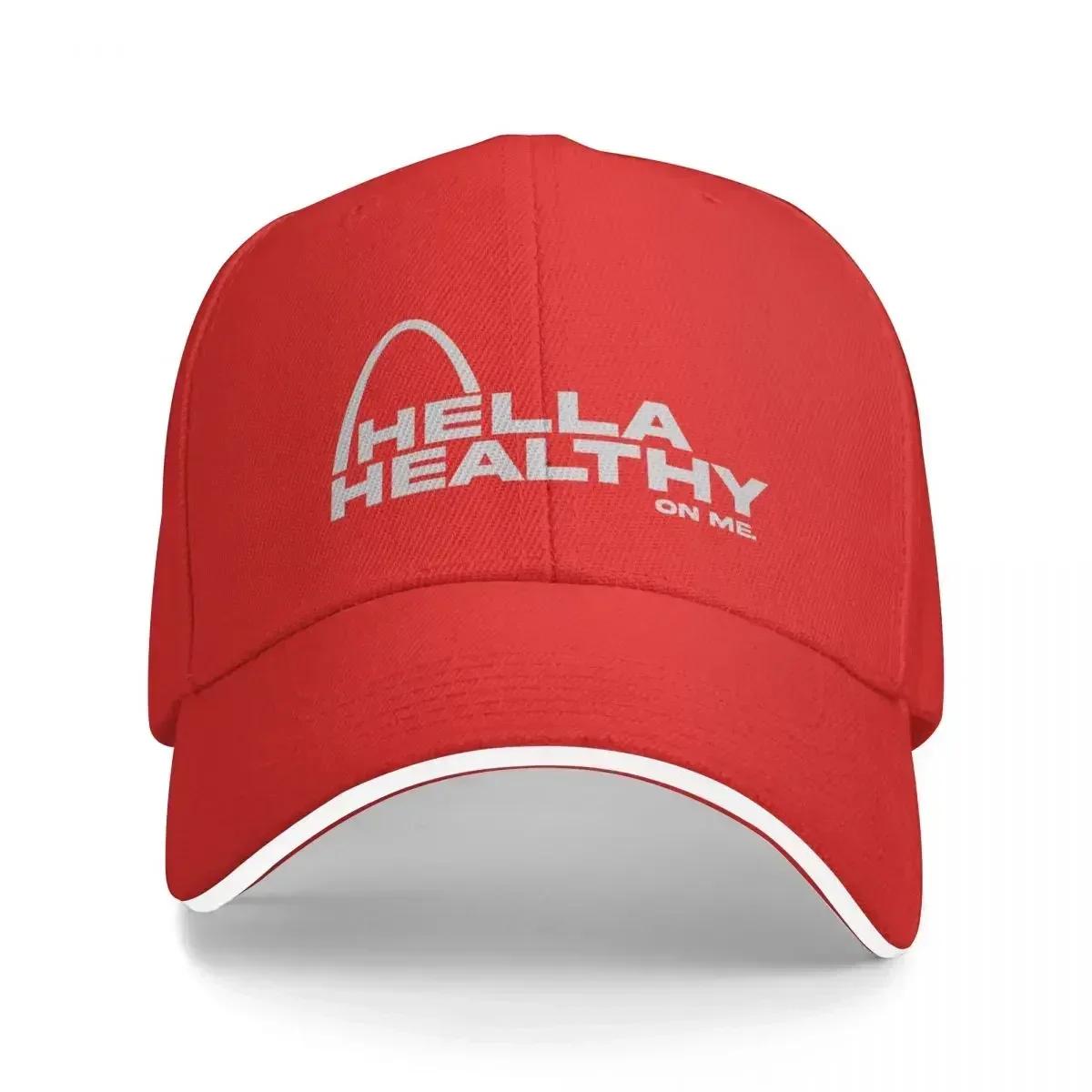 Hella Healthy on me Baseball Cap Beach Bag tea Hat sun hat black Boy Womens