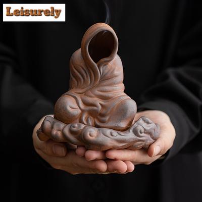 Zen Erleuchtung Räucherofen Rohmine Grober Räucherbrenner Phasenloser Buddha Aromatherapie Sitzhalter Zimmerdekorationen