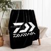 Fishing D-Daiwa printed throw blanket—lightweight,soft,warm;versatile blanket for all seasons—perfect as &air-conditioning throw,nap blanket