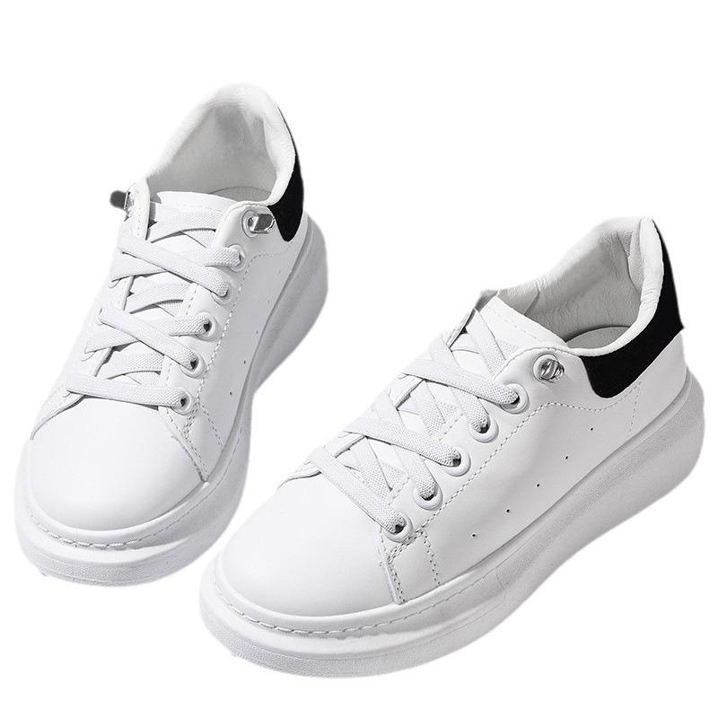 Elastic No-Tie Shoelace Buckle - White Flat for Men, Women, Kids