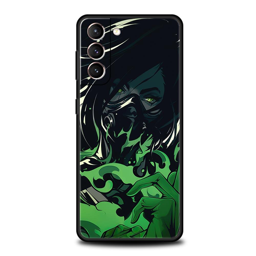 

Чехол для телефона Valorant Hot Game Quality для Samsung Galaxy S23 S22 S20 FE S10 Plus S21 Ultra 5G S10E S9 S8 10 Lite 20, черный чехол Samsung S22 5G