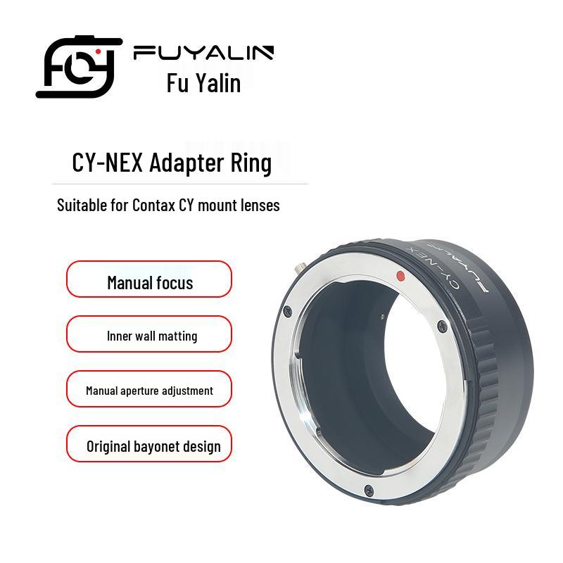 CY-NEX Lens Adapter: Compatible with Contax CY Mount Lenses for Sony E-mount Mirrorless Cameras.