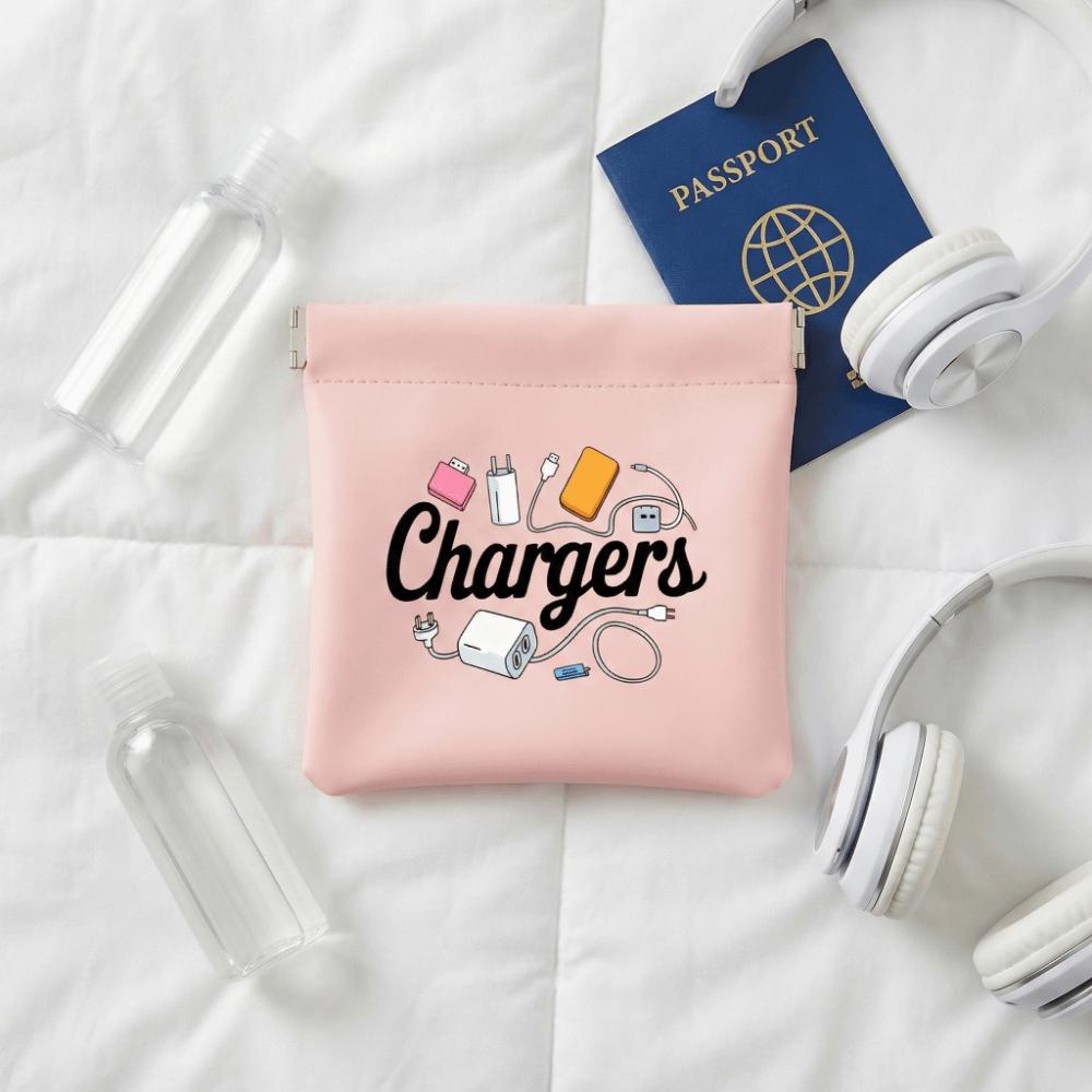 Durable Charger Storage Bag Dust-proof Makeup Lipstick Bag Cable Storage Bag  Space Saving