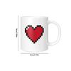 330ML Color-changing Ceramic Cup Novelty Peach Heart Magic Cup Creative Design Coffee Mug Valentine's Day Couple Gift Drinkware