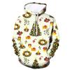 2026 Cross-border 3D Hot Digital Printed Women's Sweater Christmas Hooded Sweater Hot Sale Women's Clothing