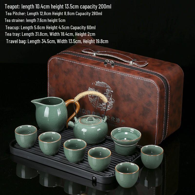 Ru Kiln Glazed Ceramic Tea Set