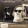 Creative Paper Towel Box with Headphone Holder for Home, Multi-Functional Desktop Organizer for Living Room Bedroom