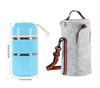 Z40 Portable Thermos Lunch Box Food Container 2/3 Layer Bento Box Stainless Steel Insulated Lunch Box for Food Storage Container