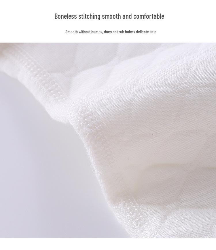 Newborn Quilted Cotton Winter Set: Boneless Two-Piece Outfit for Autumn and Winter