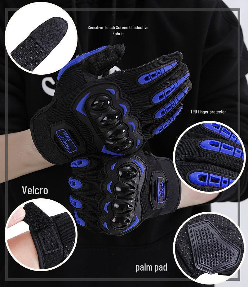 Unisex Summer Cycling & Motorcycle Half-Finger Breathable Gloves with Touchscreen Compatibility