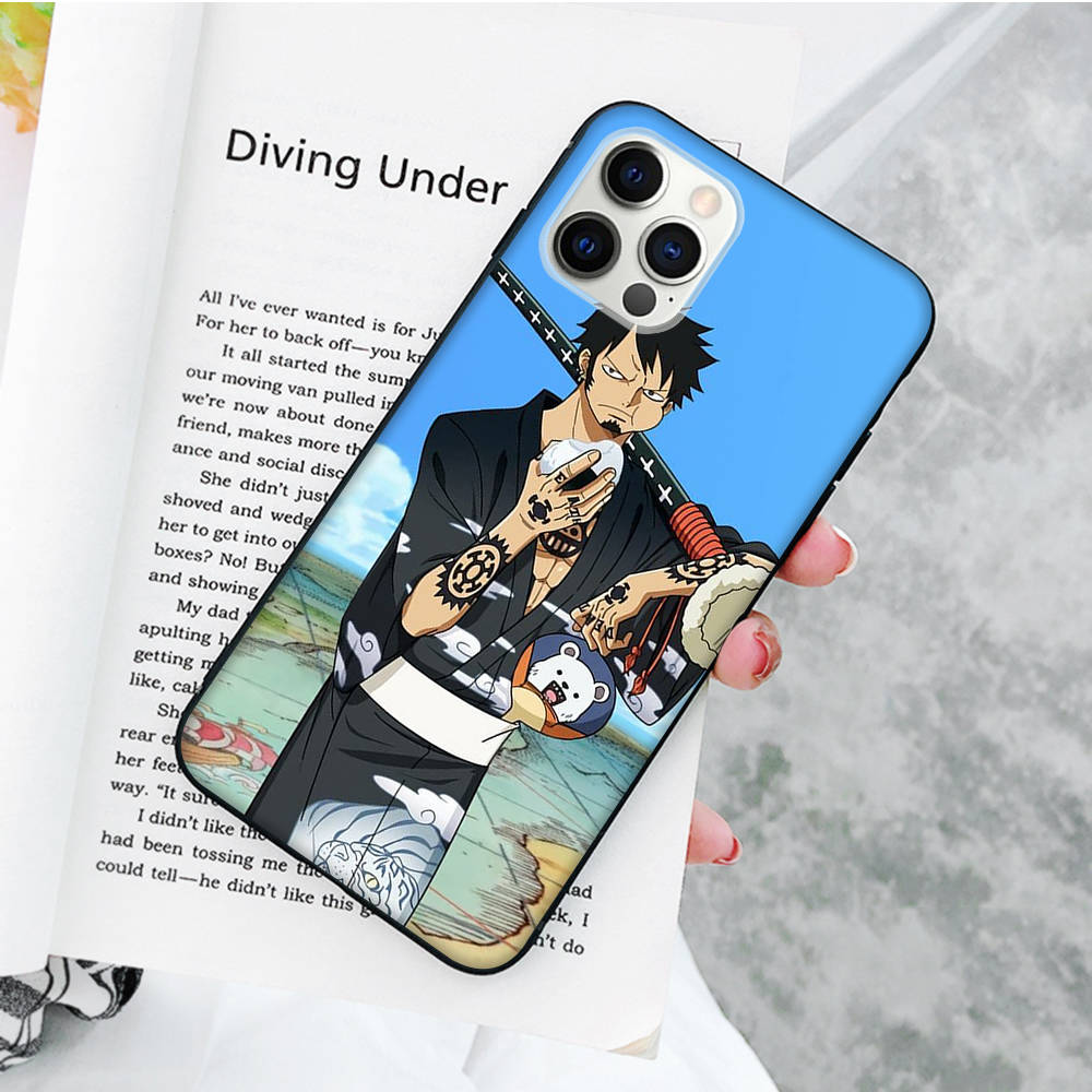 JW60Trafalgar Law Schwarze Softcase-Hülle für Samsung Note 20 Lite S24 Ultra S23 A03 A05 A06 A11 A71 A15 A16 A13 A24 A25 A33 A52 A53 A50 M55 M35 Plus