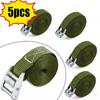 Five-piece Heavy-duty Anti-slip Straps Equipped with a Buckle System Adjustable Straps Are Suitable for Kayaks, Cargo Trucks, Motorcycles, and Canoes