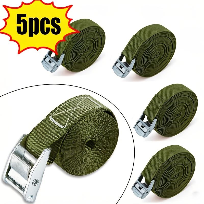 Five-piece Heavy-duty Anti-slip Straps Equipped with a Buckle System Adjustable Straps Are Suitable for Kayaks, Cargo Trucks, Motorcycles, and Canoes