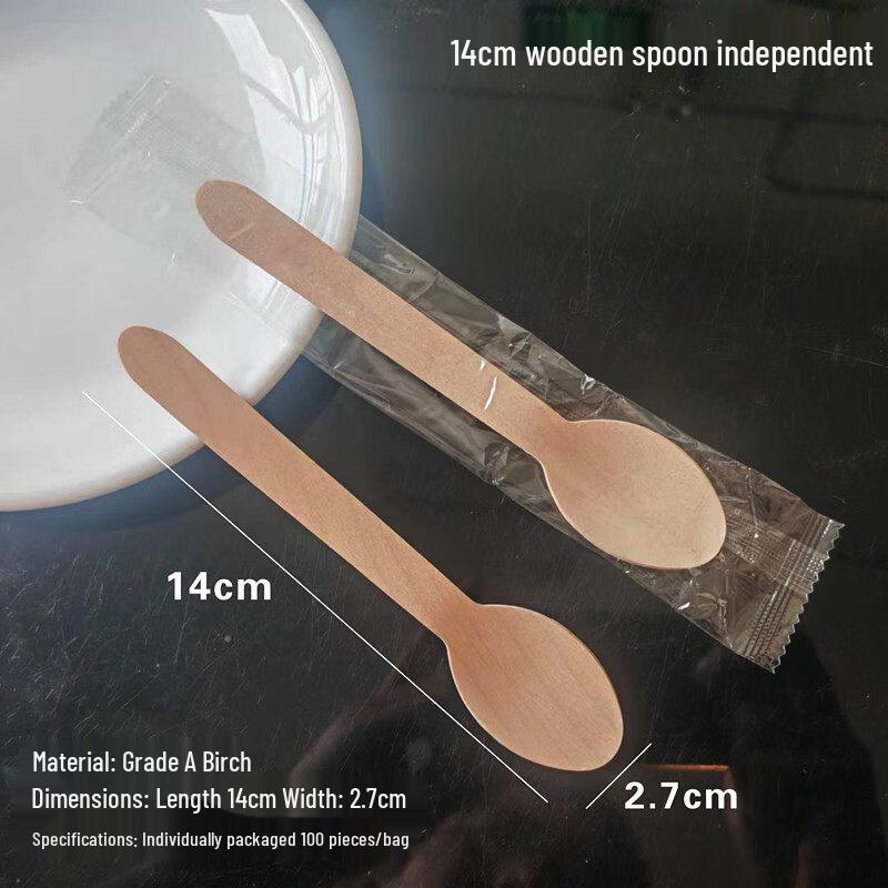 ZISIZ Disposable Eco-Friendly Paper Cutlery