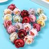 40/80pcs Artificial Flower Silk Rose Wedding Garden Festival Party Wreath Headdress Diy Gift Home Vase Scrapbook Bridal  Decor