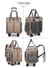 New Wheeled Breathable Cat Carrier Backpack - Portable Double Shoulder Pet Carrier