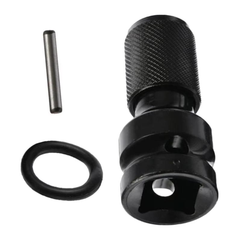 5pcs Drill Socket Adapter 1/2 inches  Square drives to 1/4 inches  Hex Shanks for Impact Wrenches & Screwdriver Bit Conversion