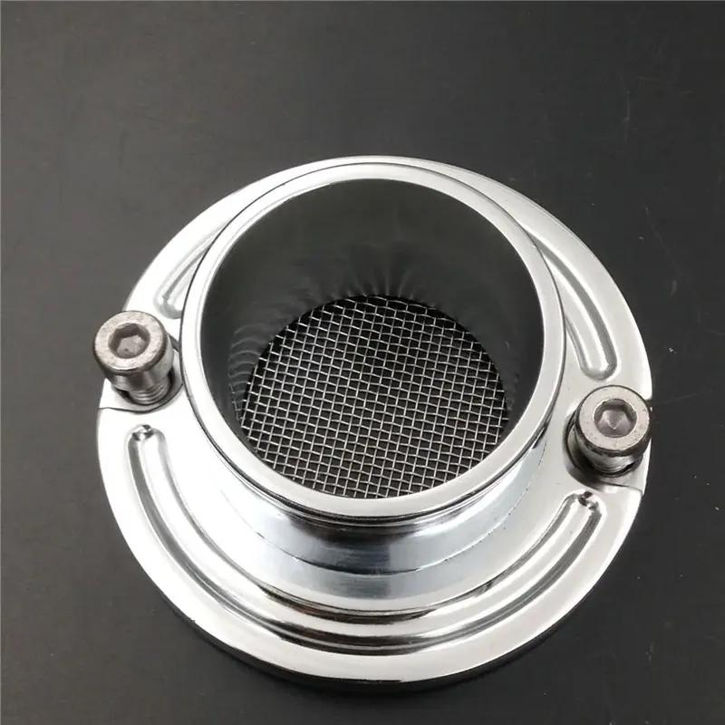 Chrome Exhaust Tip Muffler Power For Yamaha Grizzly 80 125 with stock exhaust system