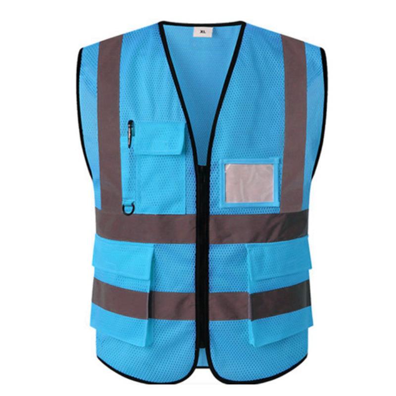 Sikkerhet Refleksvest med Høy Synlighet Justerbare Reflekterende Sikkerhetsvester Trafikk Natt Utendørs For Løping Sykling Sport