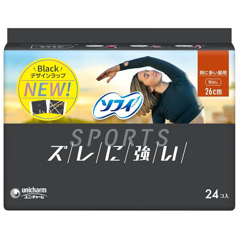 

Sophie Sports napkin Resistant to misalignment Particularly common during the day no wings 26cm 24 sheets [napkins]