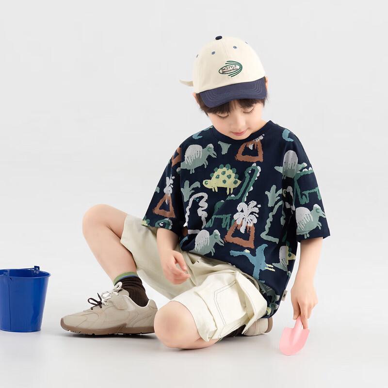 Dododoa Boys' Cartoon Cool-Touch Cotton T-Shirt
