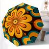 1pc Flower Pattern Automatic Open/close Folding Umbrella, Compact Portable Travel Umbrella,Cute Umbrella, Durable Construction Yy250804055