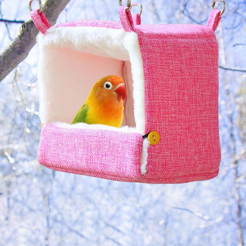 Vogelheiznest Verstellbares Käfigzubehör Winddichter Unterschlupf mit Heizung für Aras