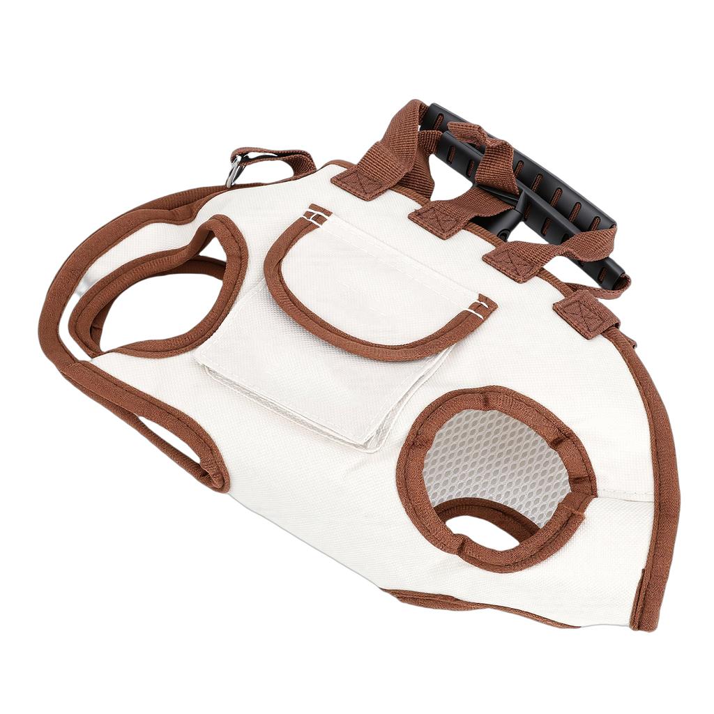 Dog Sling Carrier Portable Breathable Pet Carrier Bag with Leash for Small Dogs Cats Travel Hiking Brown S