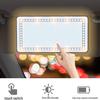 Car Sun Visor LED Makeup Mirror - Touch-up Vanity Mirror for Passenger Side