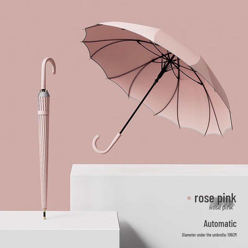 Nanqiao 23-inch Automatic Long Handle Windproof Umbrella