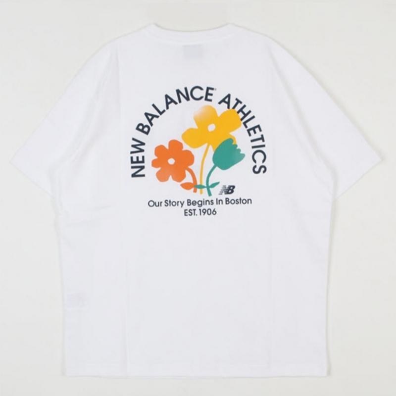 New Balance Half Club  Short Sleeve Tee  D23   Nbnefco233 10 Uni Essential Ple