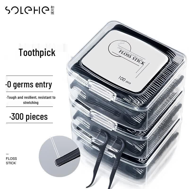 Hefengyu Double-Line Ultra-Fine Mint Floss Picks