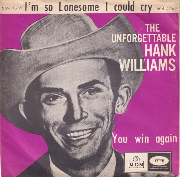 

7inch Record HANK WILLIAMS - You Win Again MGM1309 MGM Records Norway Country Used