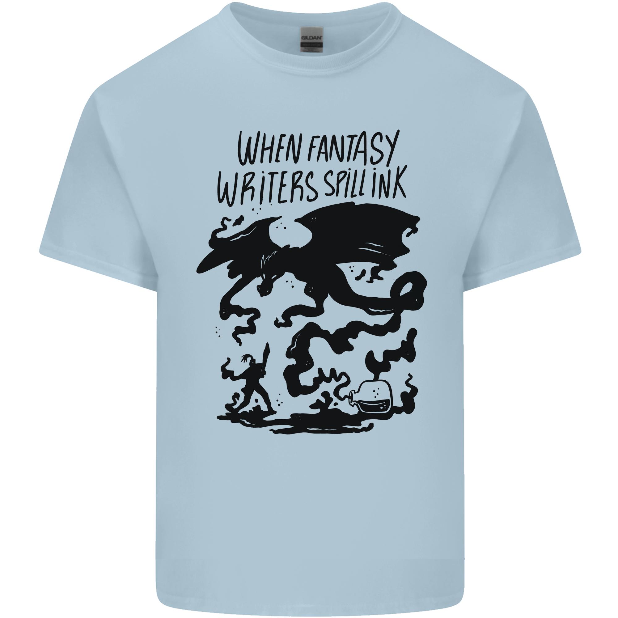Fantasy Writer Author Novelist Dragons Unisexs Light Cotton TShirt S