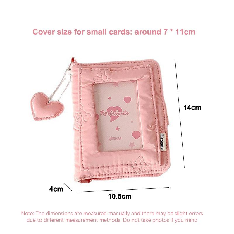 Ins Style Simple Loose-Leaf Photo Album M5 Portable Mini Three-Inch Polaroid Storage Book Detachable Card Binder Storage Bag