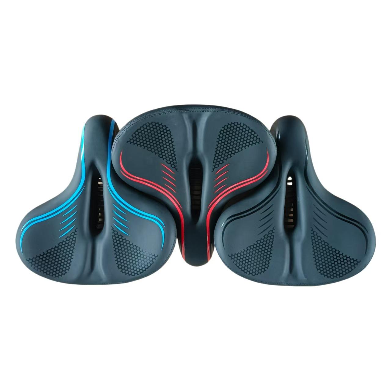 

Bicycle seat cushion saddle mountain road seat cushion comfortable hollow cycling bicycle accessories seat wear-resistant and non-slip M красный