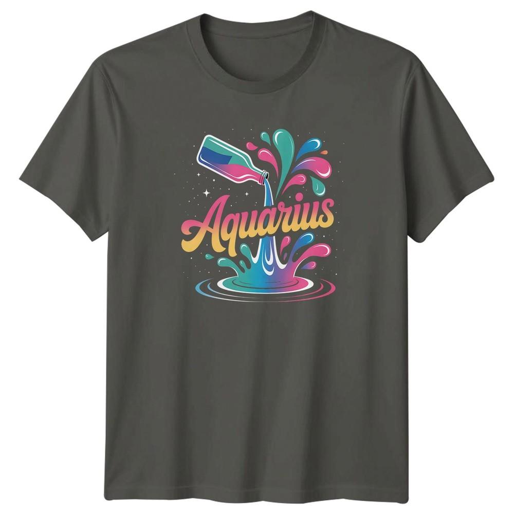 Aquarius TShirt Zodiac Signs Astrology Birthday Gift For Him And Her S