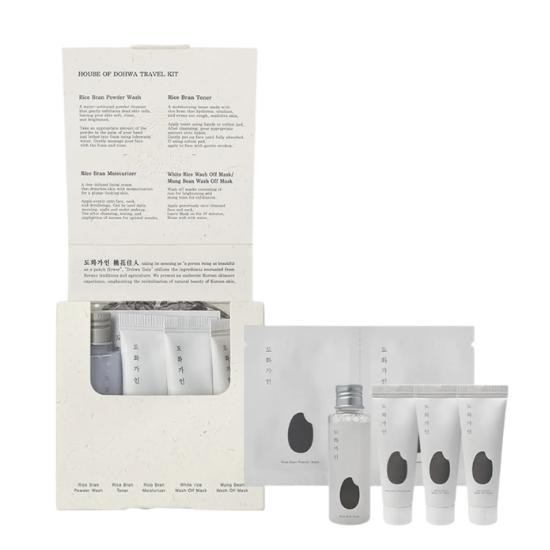 House of Dohwa Travel Kit L Essential TSA Friendly Skincare Sample Set