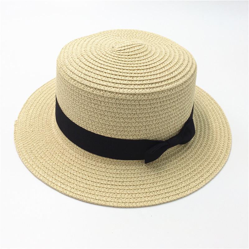 Korean Style Women's Wide Brim Straw Sun Hat - UV Protection, Spring Foldable Design for Beach, Travel, and Vacation
