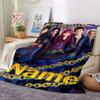 Customiz Name Personality Descendants The Rise of Red Blanket Soft &Warm Sofa Office Bed Travel Lunch Break Blanket, Gift Suitable All Seasons