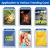 35Pt Clear Pvc Hard Card Sleeves - Scratch-Resistant Trading Card Protectors For Sports, Game & Id Cards Storage Display