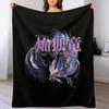 Violet Mizutsune The Blazing Fox Wyvern Throw Blanket Breathable Lightweight Blanket for Adults Kids