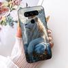 Für LG V40 V50s V35 ThinQ LG V8X ThinQ V30 2017 Handyhülle Weicher TPU-Stoßfänger Rückseite Coole Cartoon-Luxus-Schmetterlingsblume Funda